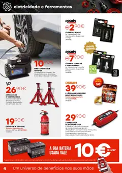 Roady folheto │ válido de 04.09.2025 | Página: 4 | Produtos: Lâmpadas, Ferramentas, Bateria, Compressor