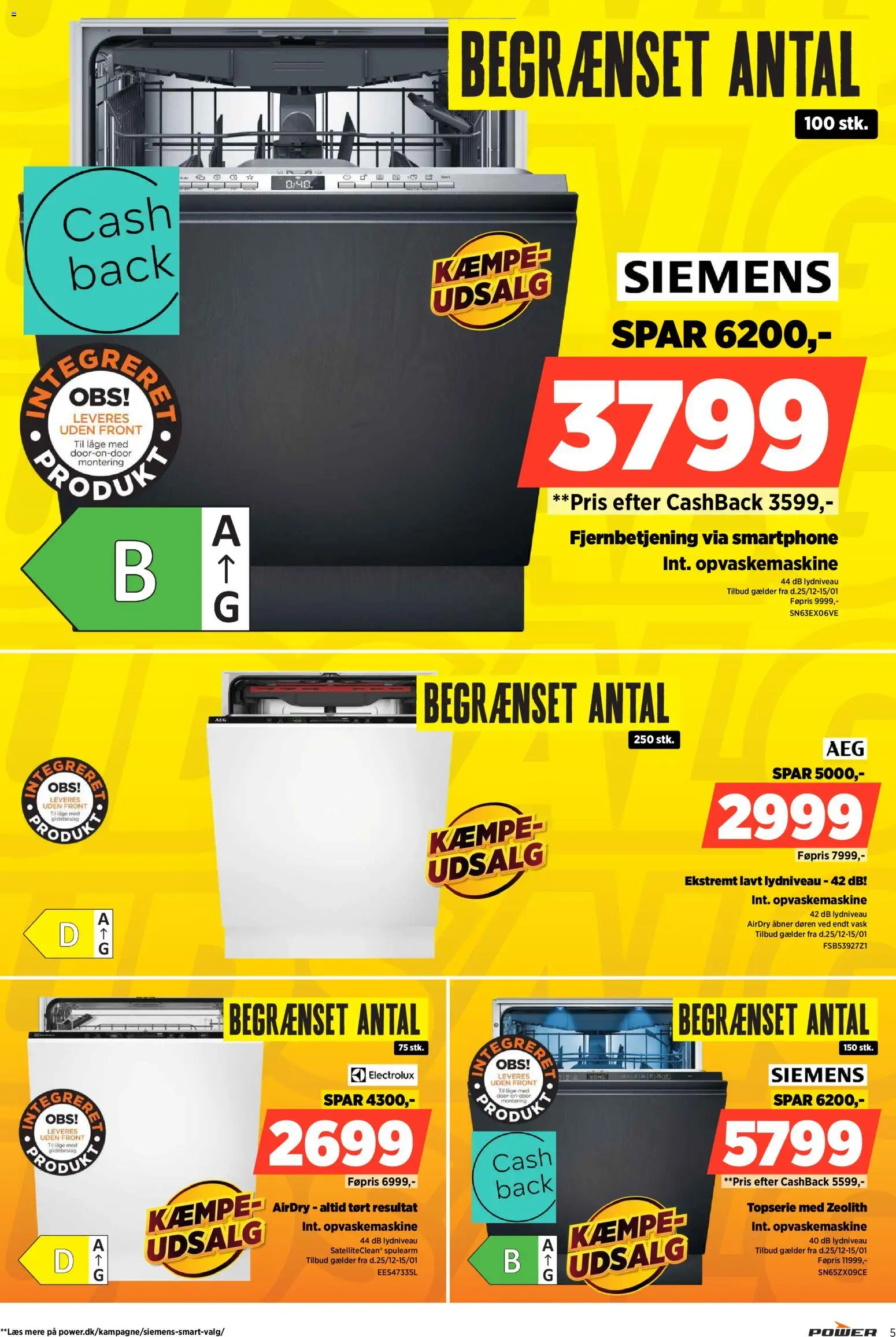 Power tilbudsavis – gyldig fra 09.01.2026 | Side: 5 | Produkter: Smartphone, Opvaskemaskine