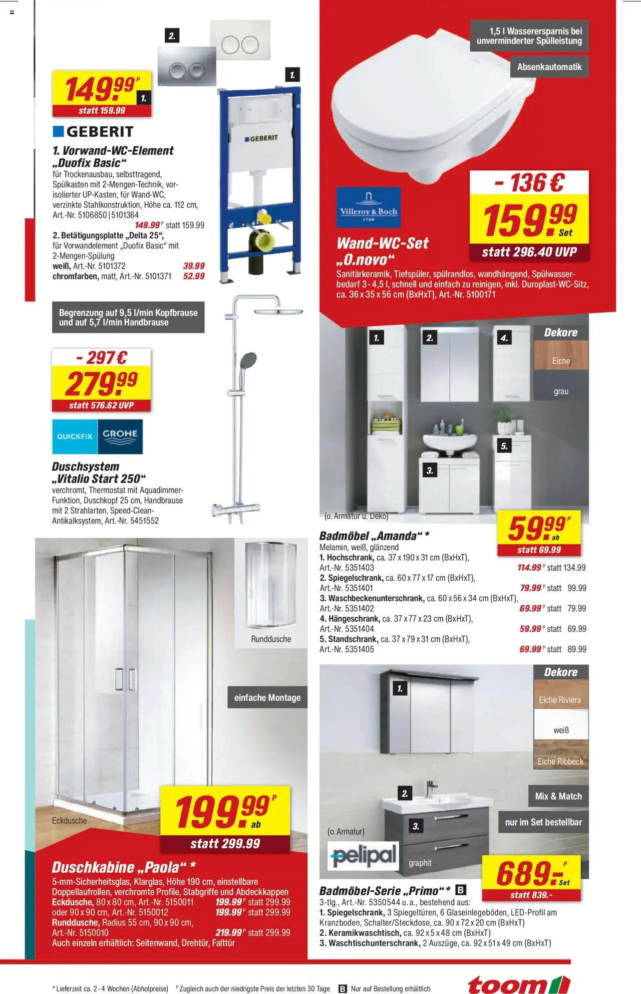 Toom Baumarkt Prospekt 	 - gültig ab dem 02.08.2025 | Seite: 9 | Produkte: Armatur, Duschkopf