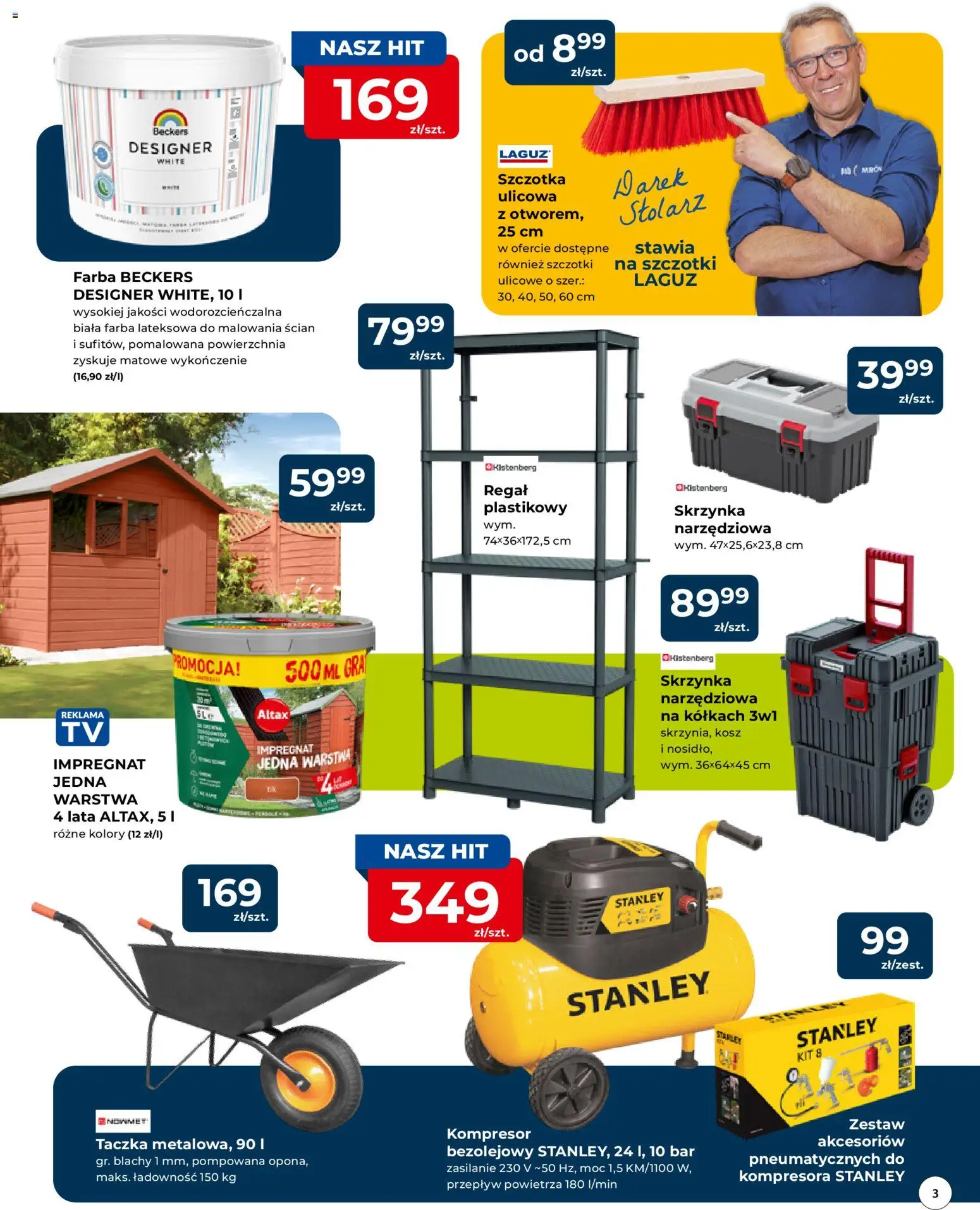 Mrówka gazetka - Lubliniec od 09.04.2026 | Strona: 3 | Produkty: Gra, Kosz, Szczotka, Regał