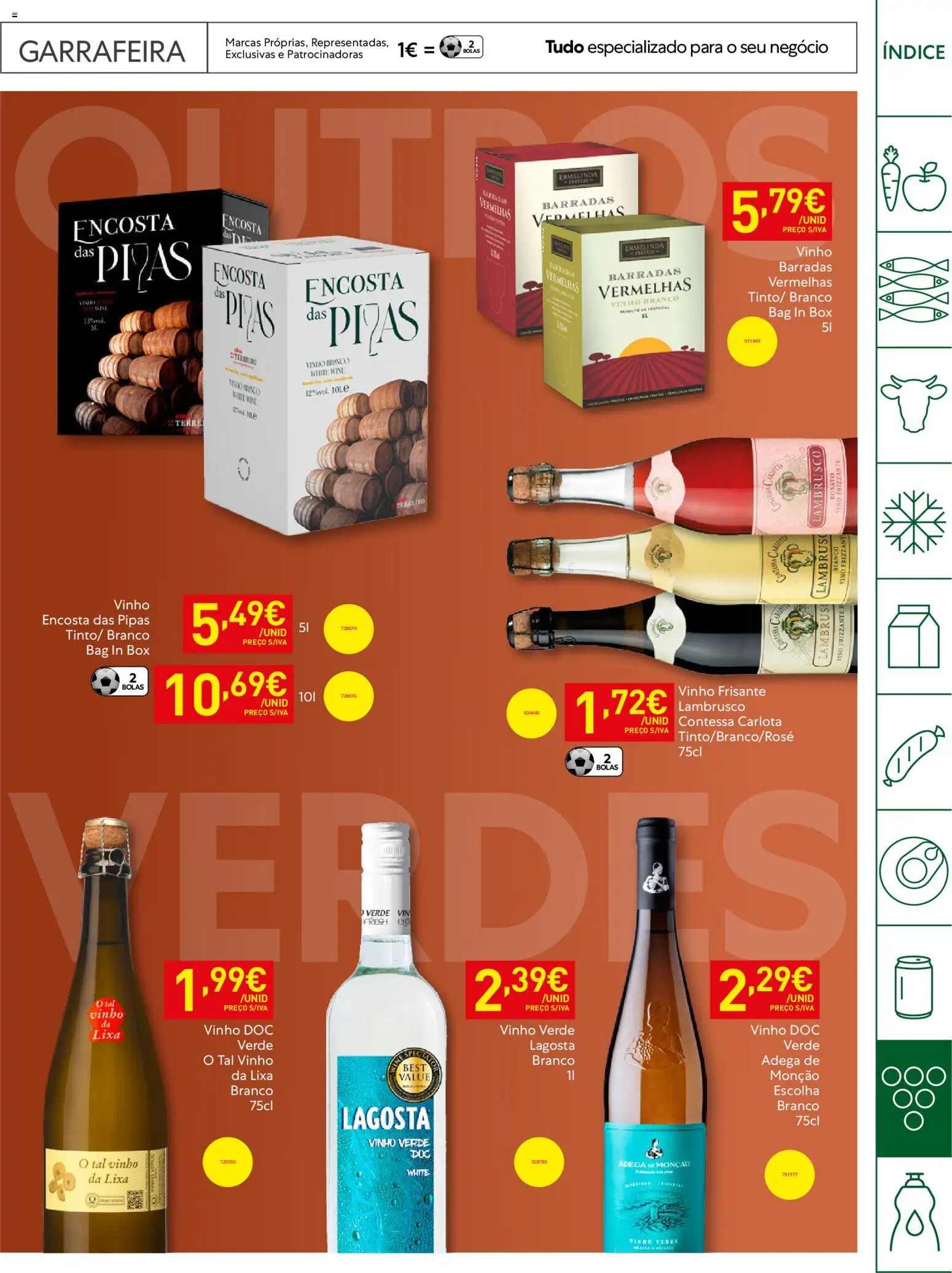 Recheio - Horeca Bons Negócios Madeira │ válido de 21.04.2026 | Página: 27 | Produtos: Lixa, Lagosta, Vinho