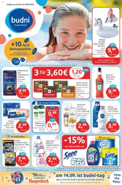 Budni Prospekt 	 gültig ab dem 04.08.2025
