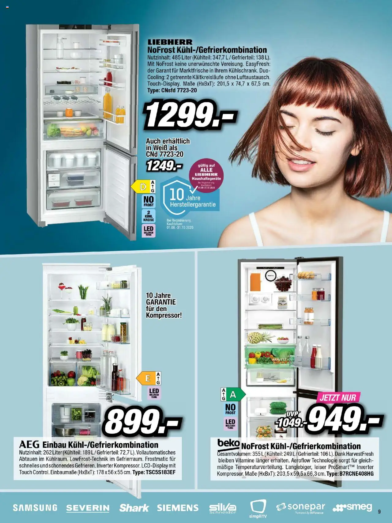 RED ZAC Elektronik gültig ab 01.10.2025 | Seite: 9 | Produkte: Samsung, Bourbon