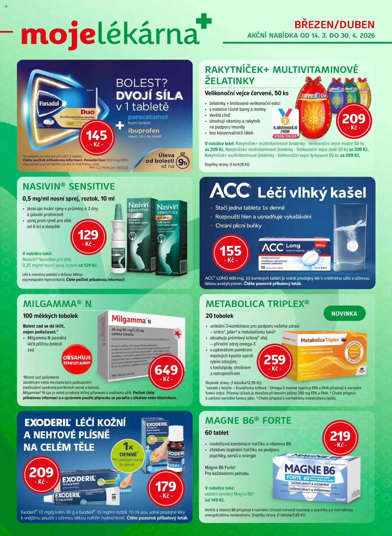 Moje lékárna leták od 14.03.2026 | Strana: 1