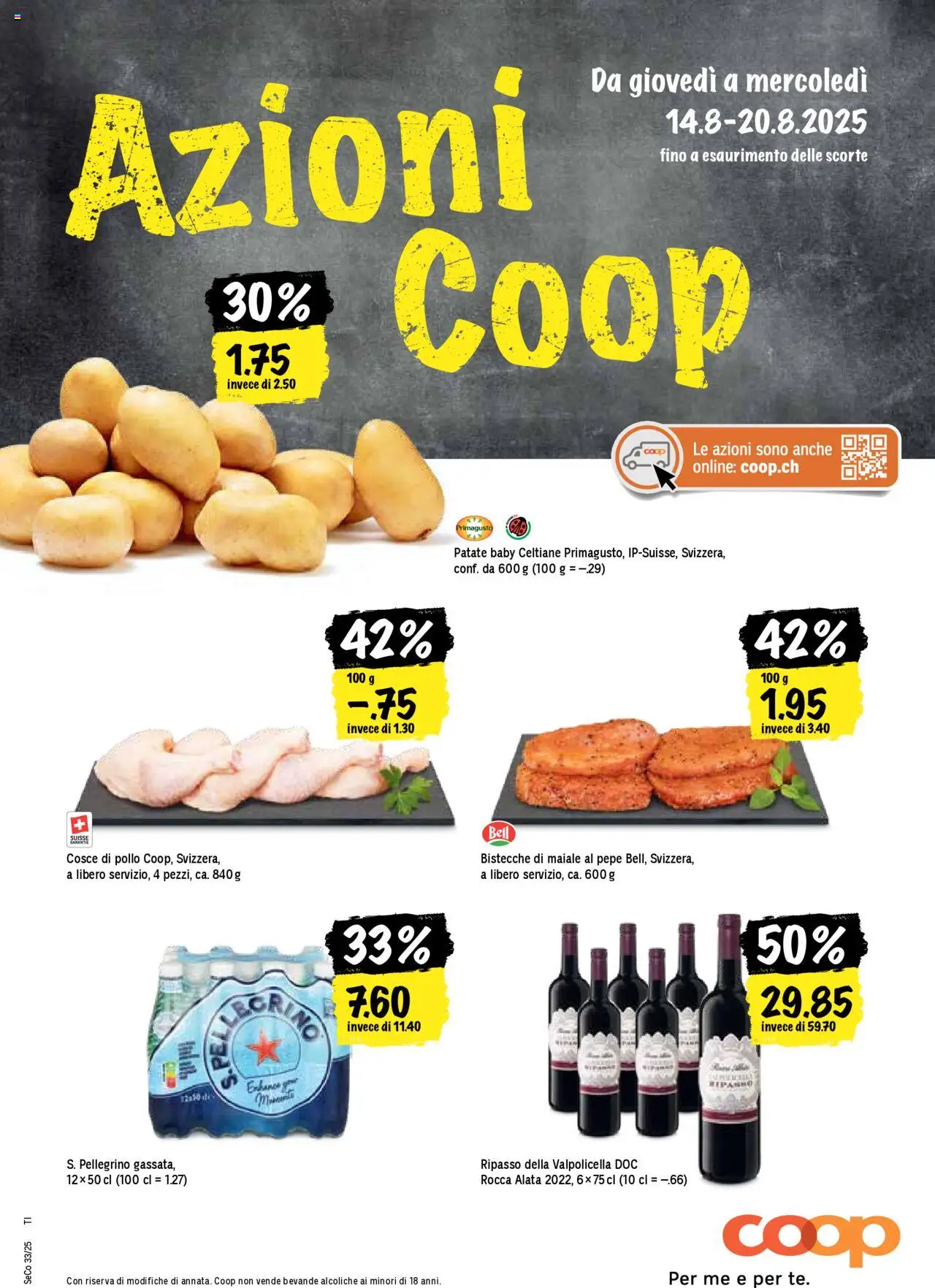 Coop - Una settimana di azioni ab 14.08.2025 | Seite: 1