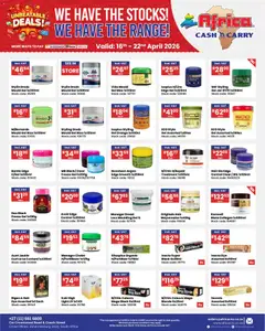 Africa Cash & Carry specials catalogue – valid from 16.04.2026 | Page: 4
