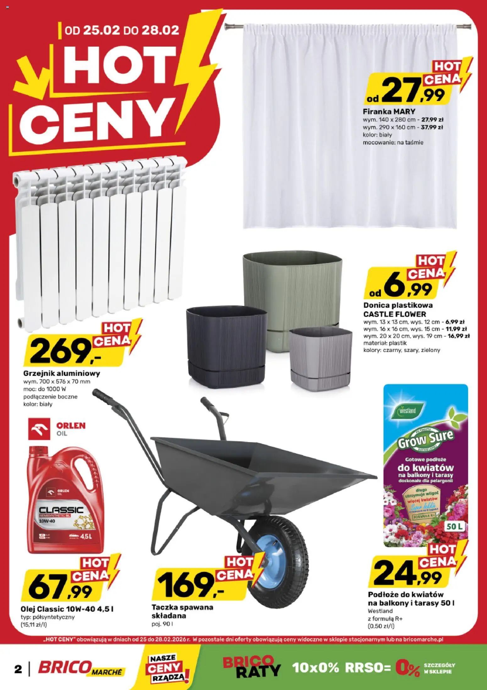 Brico Marché Gazetka - Hot ceny od 25.02.2026 | Strona: 2 | Produkty: Olej