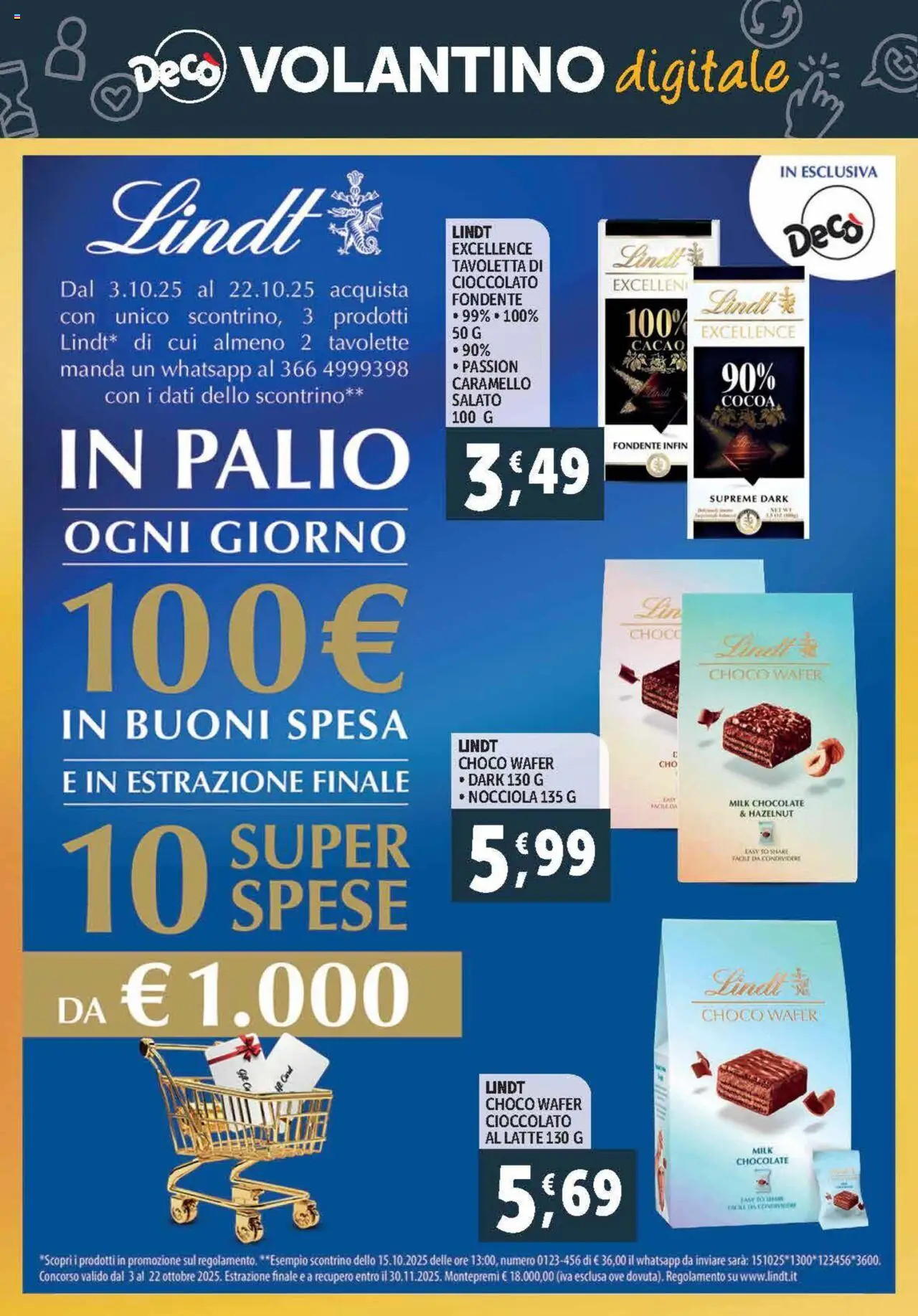 Volantino Decò del 03.10.2025 | Pagina: 26 | Prodotti: Cioccolato, Latte, Cacao