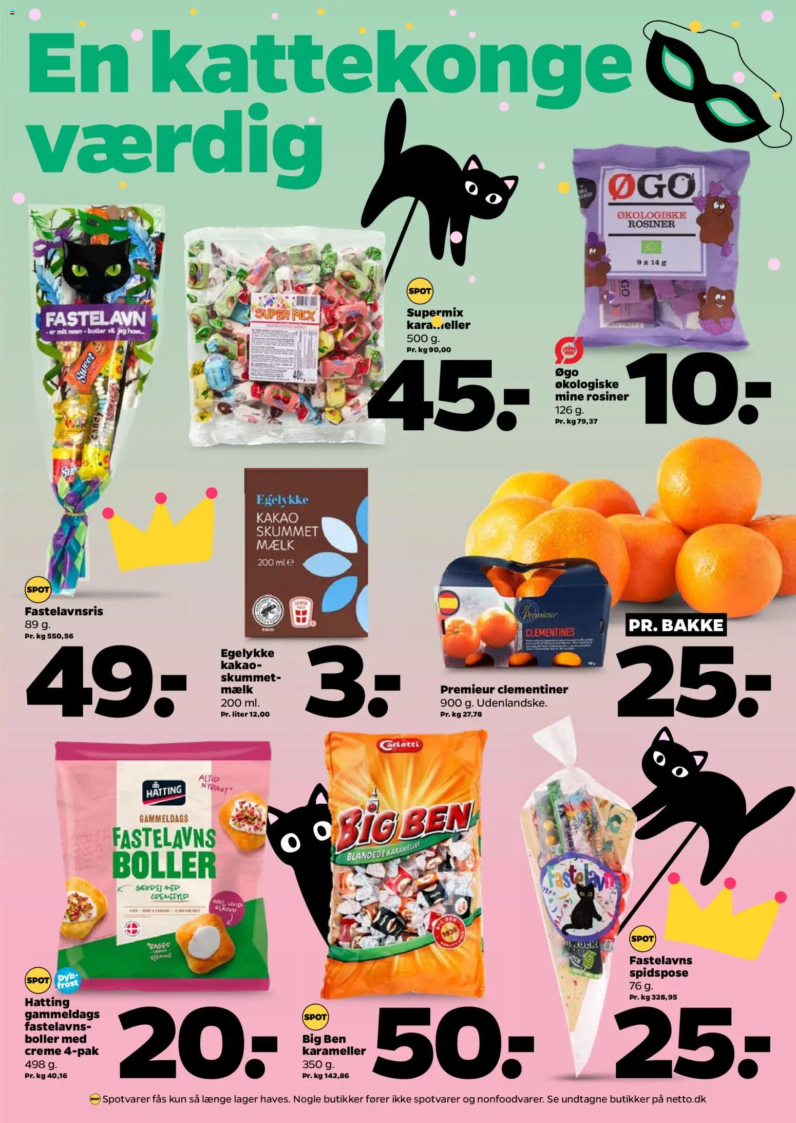 Netto tilbudsavis – gyldig fra 31.01.2026 | Side: 20 | Produkter: Mælk, Creme, Rosiner, Karameller