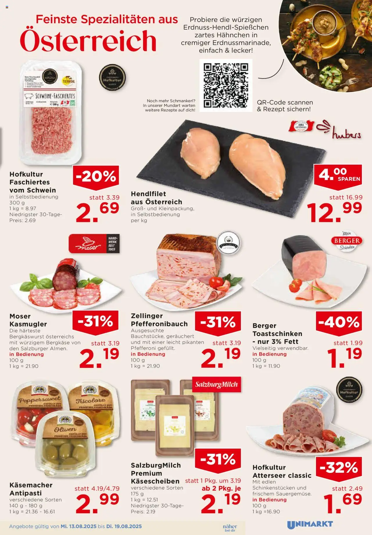 Unimarkt Ost gültig ab 13.08.2025 | Seite: 7 | Produkte: Szeder