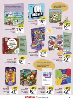 Konzum - Letak - Pregled kataloga iz trgovine Konzum, vrijedi od 09.03.2026 | Stranica: 5 | Proizvodi: Igra