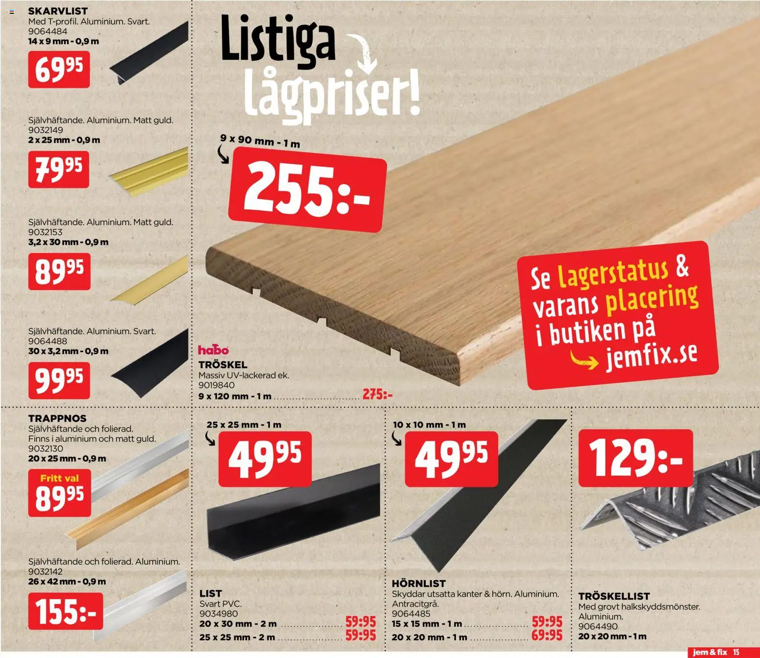 Jem & Fix reklamblad aktuell från 03.11.2025 | Sida: 15