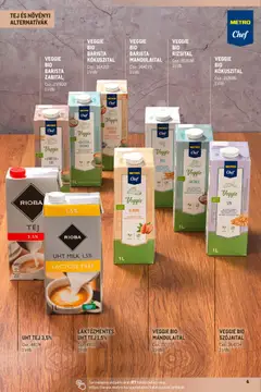 Metro - Mindenünk a kávé - amely érvényes a következő dátumtól: 01.10.2025 | Oldal: 6 | Termékek: Mandulaital, Rizsital, Szójaital, Tej