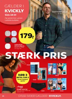 Kvickly tilbudsavis – gyldig fra 19.09.2025 | Side: 26 | Produkter: Skjorte, Undertøj
