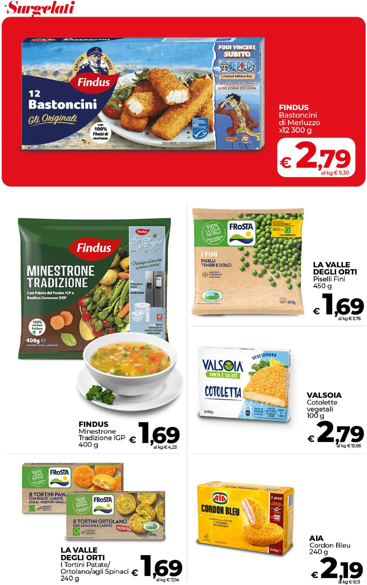 Volantino COOP del 17.01.2026 | Pagina: 17 | Prodotti: Merluzzo, Verdure, Piselli, Frigorifero