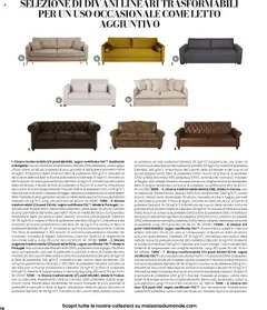 Anteprima del volantino Volantino Maisons du Monde	 valido a partire dal 27.08.2025 | Pagina: 118 | Prodotti: Braccioli, Letto, Materasso, Divano