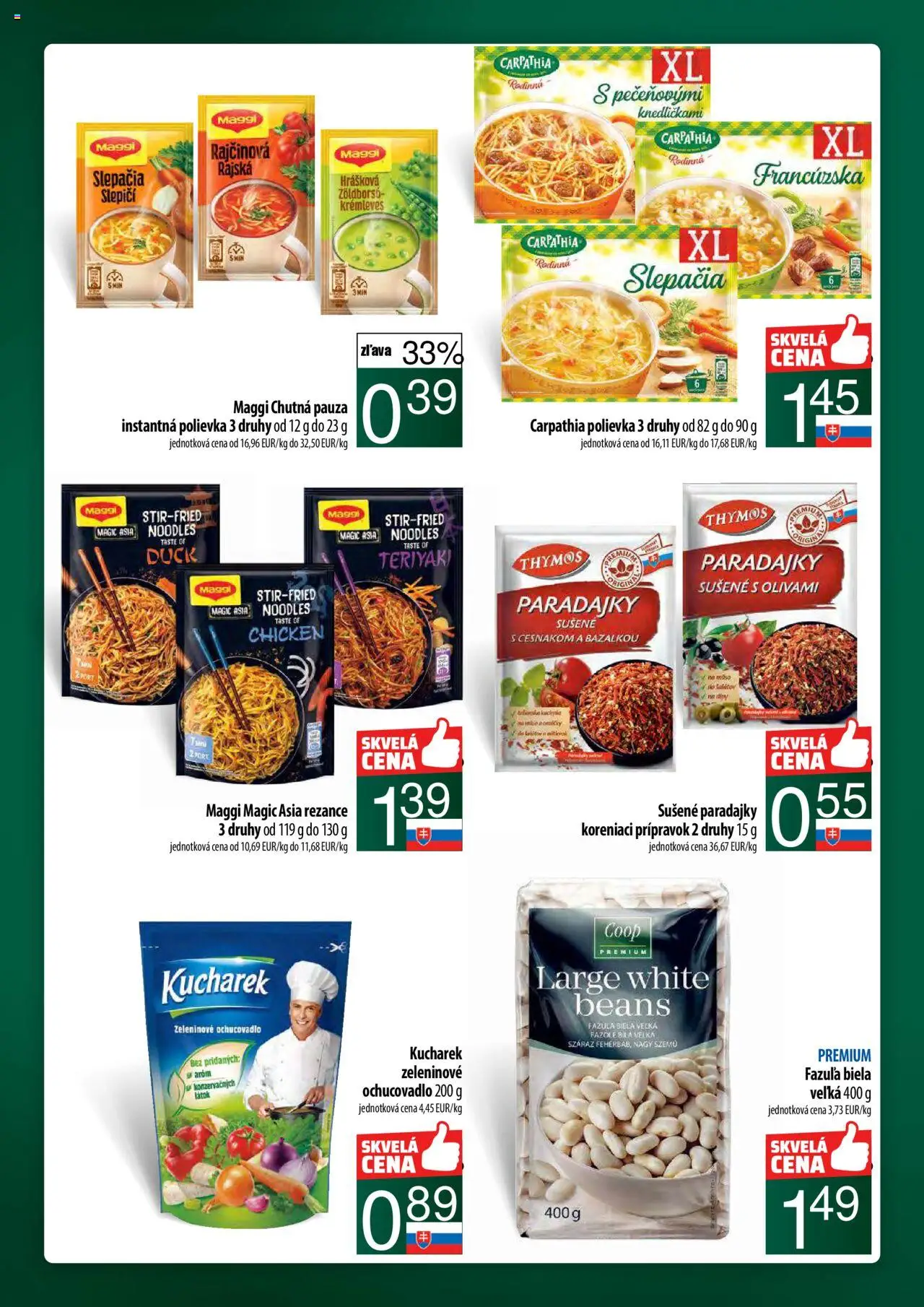 Nové COOP Jednota akcie – leták je platný od 11.09.2025 | Strana: 34 | Produkty: Paradajky, Fazuľa, Rezance