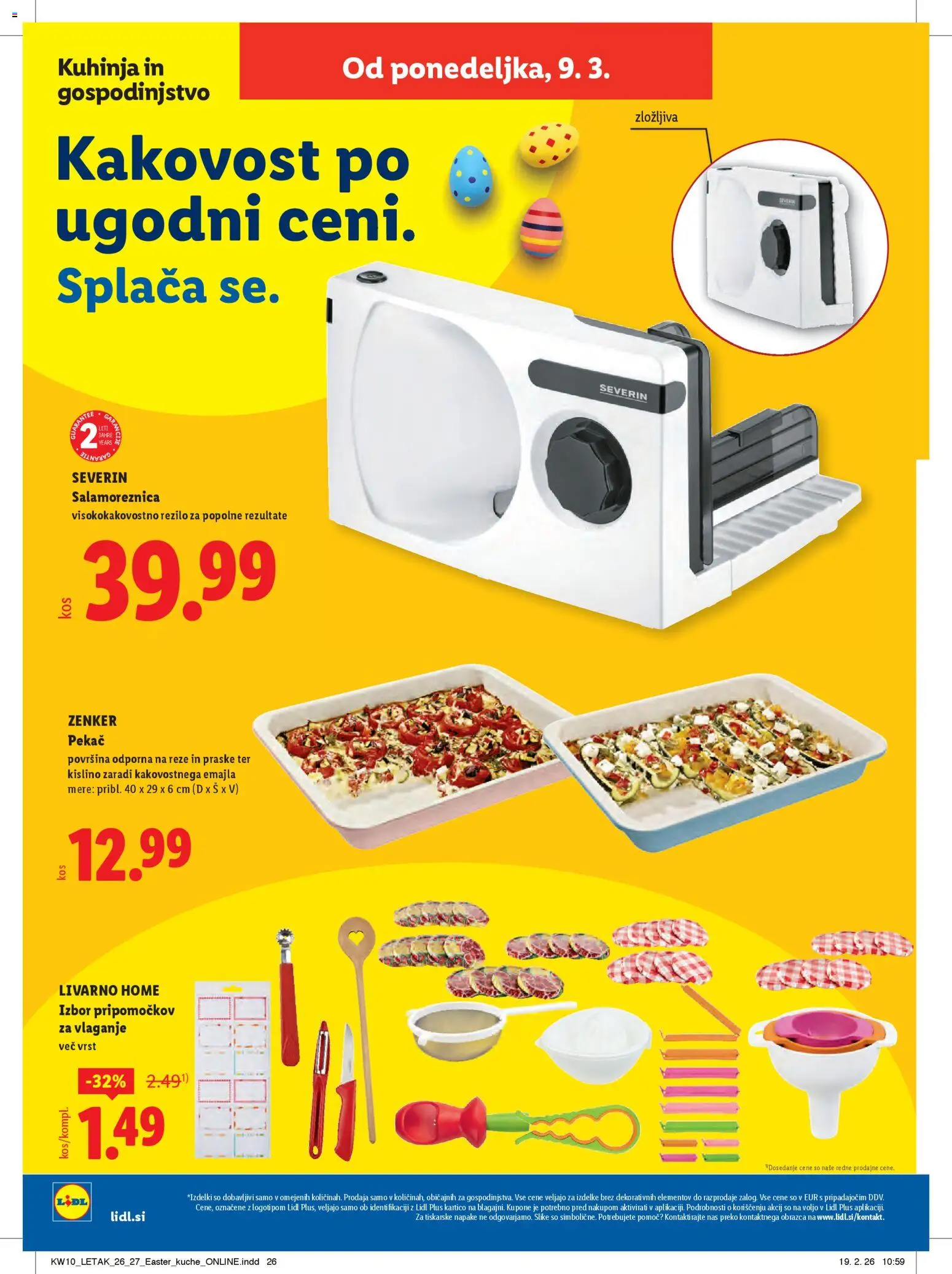 Novi Lidl katalog ponudbe – veljaven od 05.03.2026 | Stran: 58 | Izdelki: Kuhinja