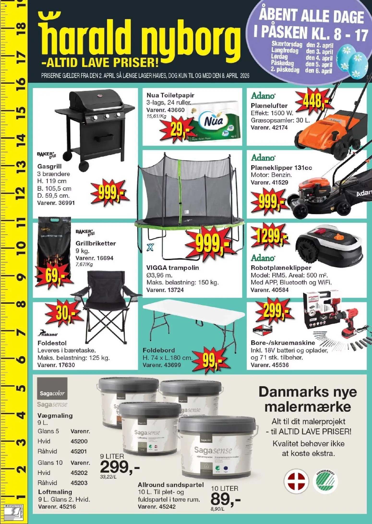 Harald Nyborg tilbudsavis – gyldig fra 02.04.2026 | Side: 1 | Produkter: Batteri