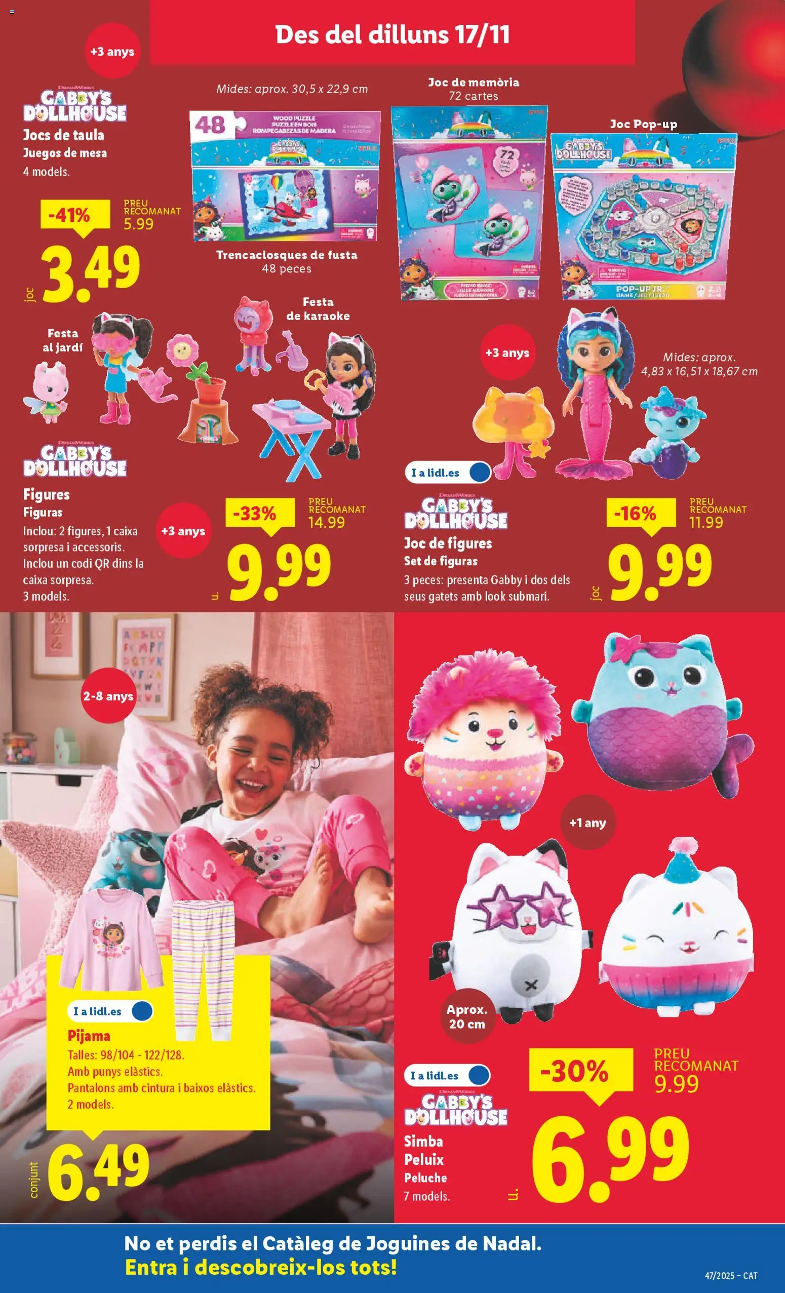 Lidl folleto de bazar │ válido desde el 17.11.2025 | Página: 15 | Productos: Pijama, Juegos de mesa, Mesa
