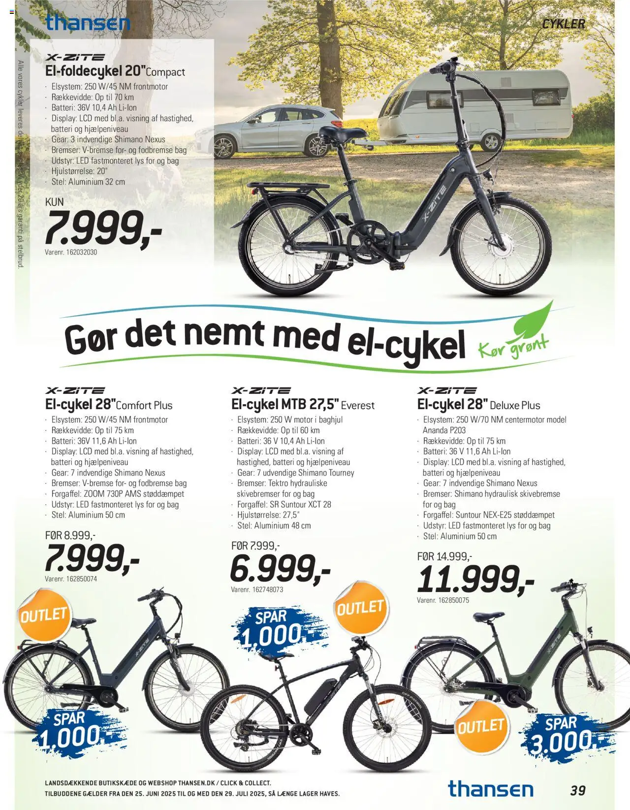 Thansen Tilbudsavis gyldig fra 25.06.2025 | Side: 39 | Produkter: Batteri