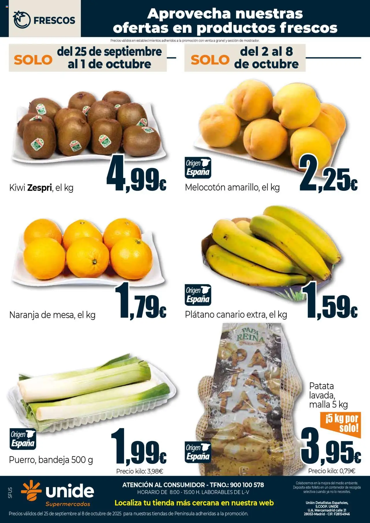 Unide folleto │ válido desde el 25.09.2025 | Página: 4 | Productos: Kiwi, Bandeja