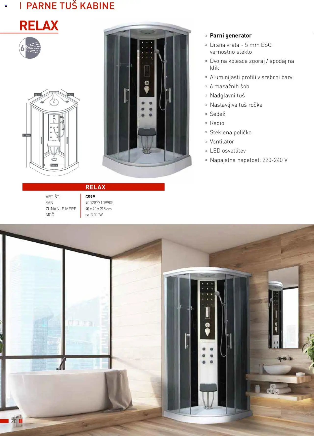 Bauhaus katalog wellness │ velja od 01.01.2025 | Stran: 28 | Izdelki: Radio, Drsna vrata, Generator, Vrata
