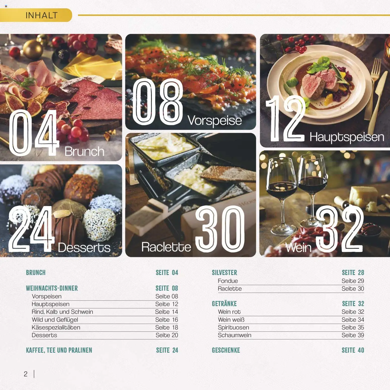 Famila Nordwest - Festliche Momente – gültig ab 24.11.2025 | Seite: 2 | Produkte: Wein, Tee, Raclette, Fondue