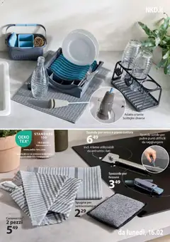 Anteprima del volantino Volantino NKD	 valido a partire dal 16.02.2026 | Pagina: 7 | Prodotti: Spazzola, Spugna, Piano cottura, Spatola