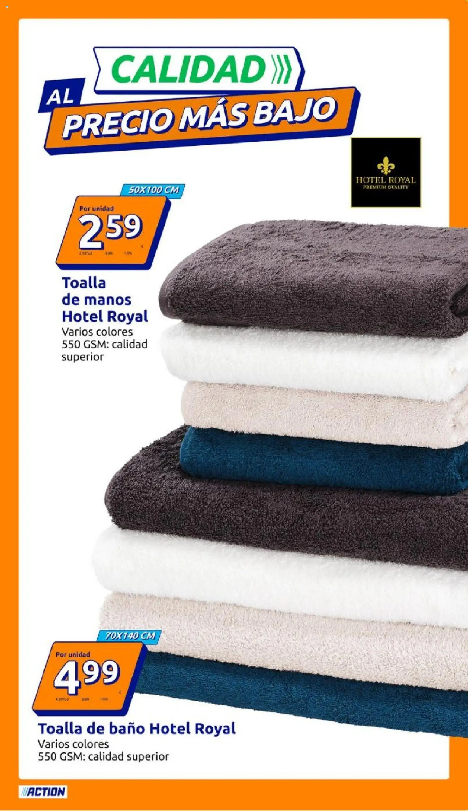 Action - Action ES week 44 2025 │ válido desde el 29.10.2025 | Página: 19 | Productos: Toalla de manos, Toalla de baño, Baño