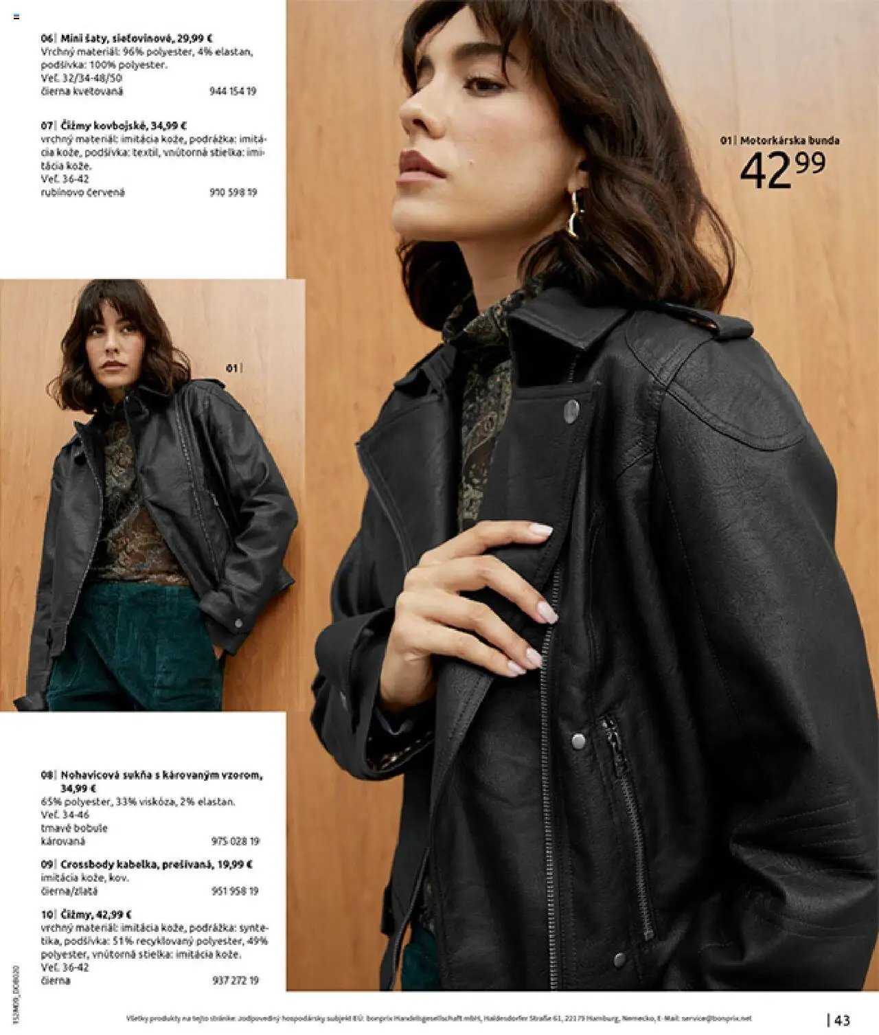 Nové Bonprix akcie – leták je platný od 14.10.2025 | Strana: 45 | Produkty: Bunda