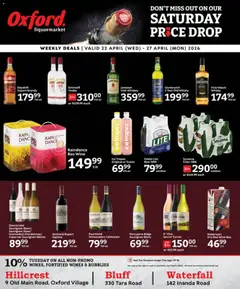 Oxford Freshmarket specials catalogue – valid from 22.04.2026 | Page: 16 | Products: Watch, Box, Vodka, Whiskey
