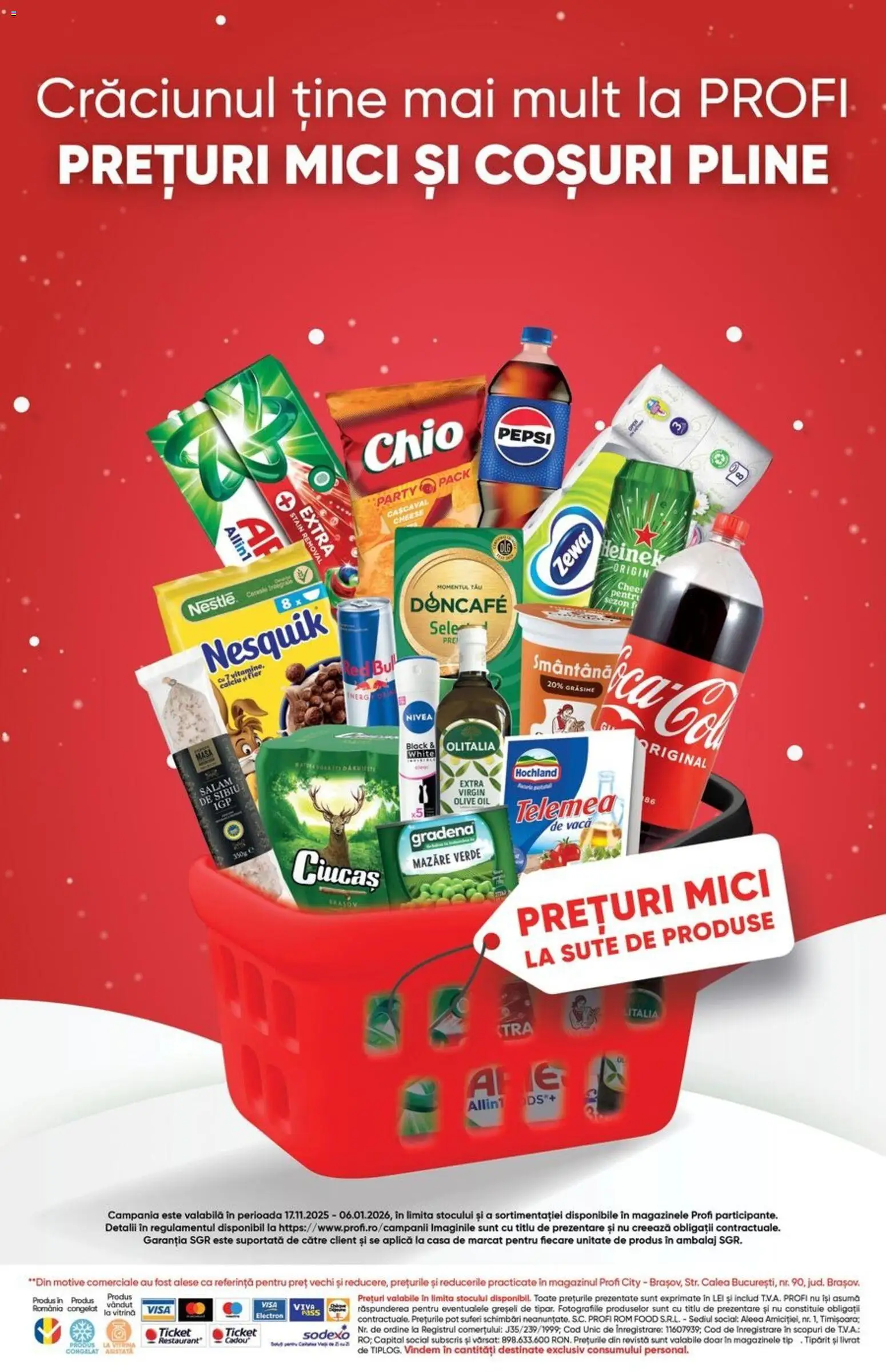 Noul catalog Profi – valabil de la 26.12.2025 | Pagină: 7 | Produse: Mazăre, Vitrină, Cașcaval, Mici