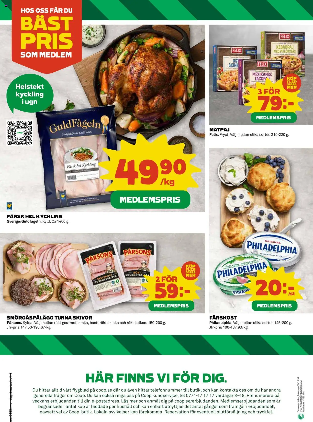 Coop reklamblad aktuell från 11.08.2025 | Sida: 4 | Produkter: Smörgåspålägg, Skinka