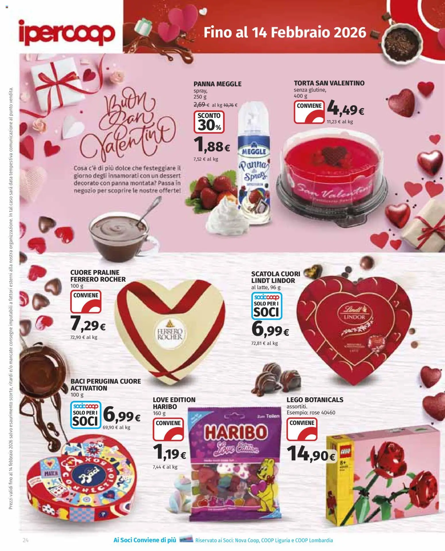 Volantino Ipercoop del 29.01.2026 | Pagina: 24 | Prodotti: Panna, Data, Torta, Scatola