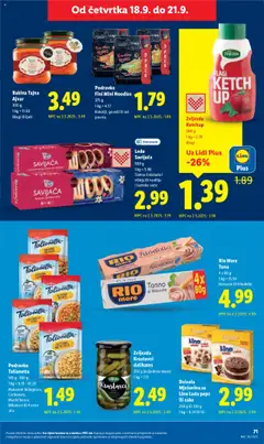Lidl katalog | vrijedi od 15.09.2025 | Stranica: 71