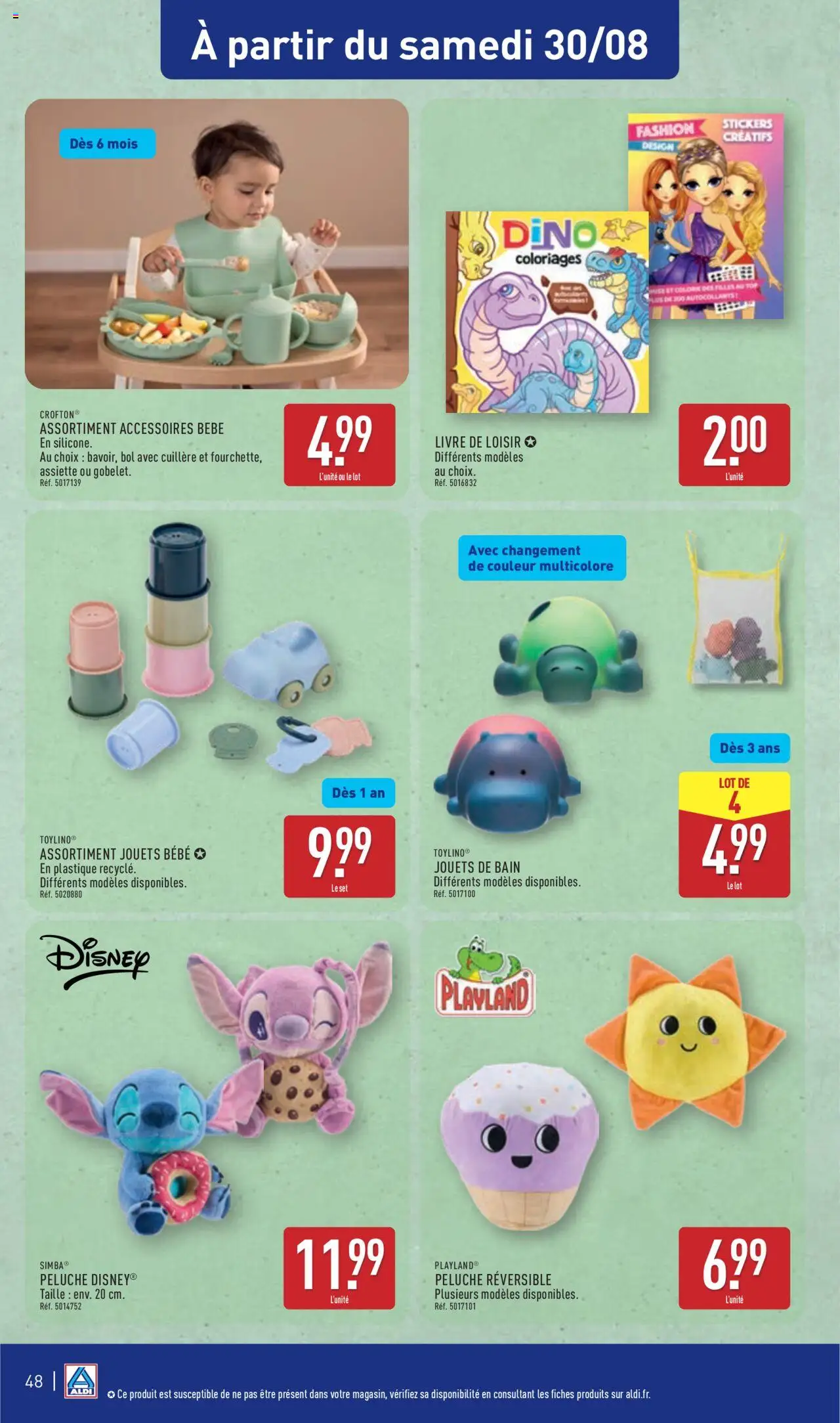  | Page: 51 | Produits: Autocollants, Peluche, Bol, Livre
