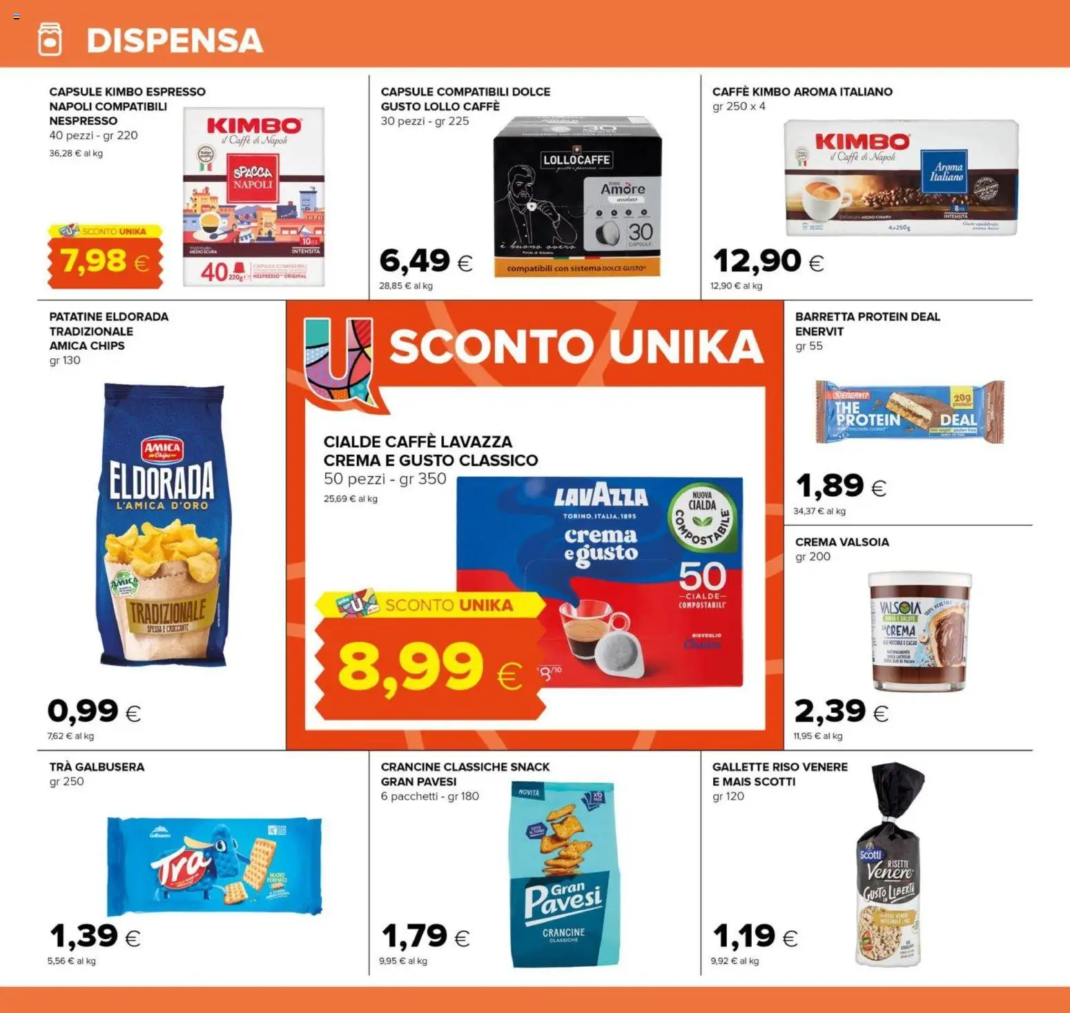 Volantino Oasi del 23.04.2026 | Pagina: 14 | Prodotti: Crema, Caffè, Riso, Gallette