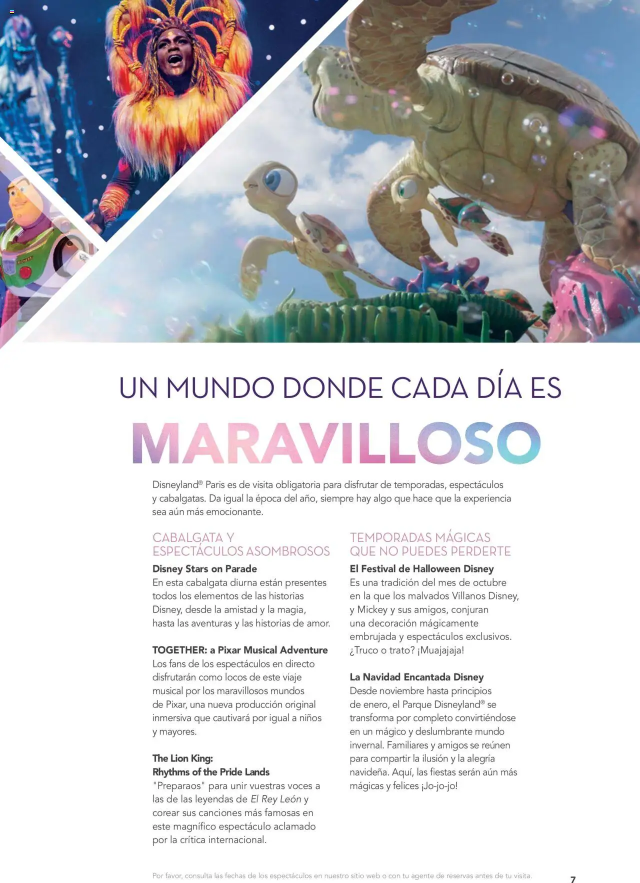 Viajes El Corte Inglés - Disneyland Paris 2025 2026 │ válido desde el 01.04.2025 | Página: 9