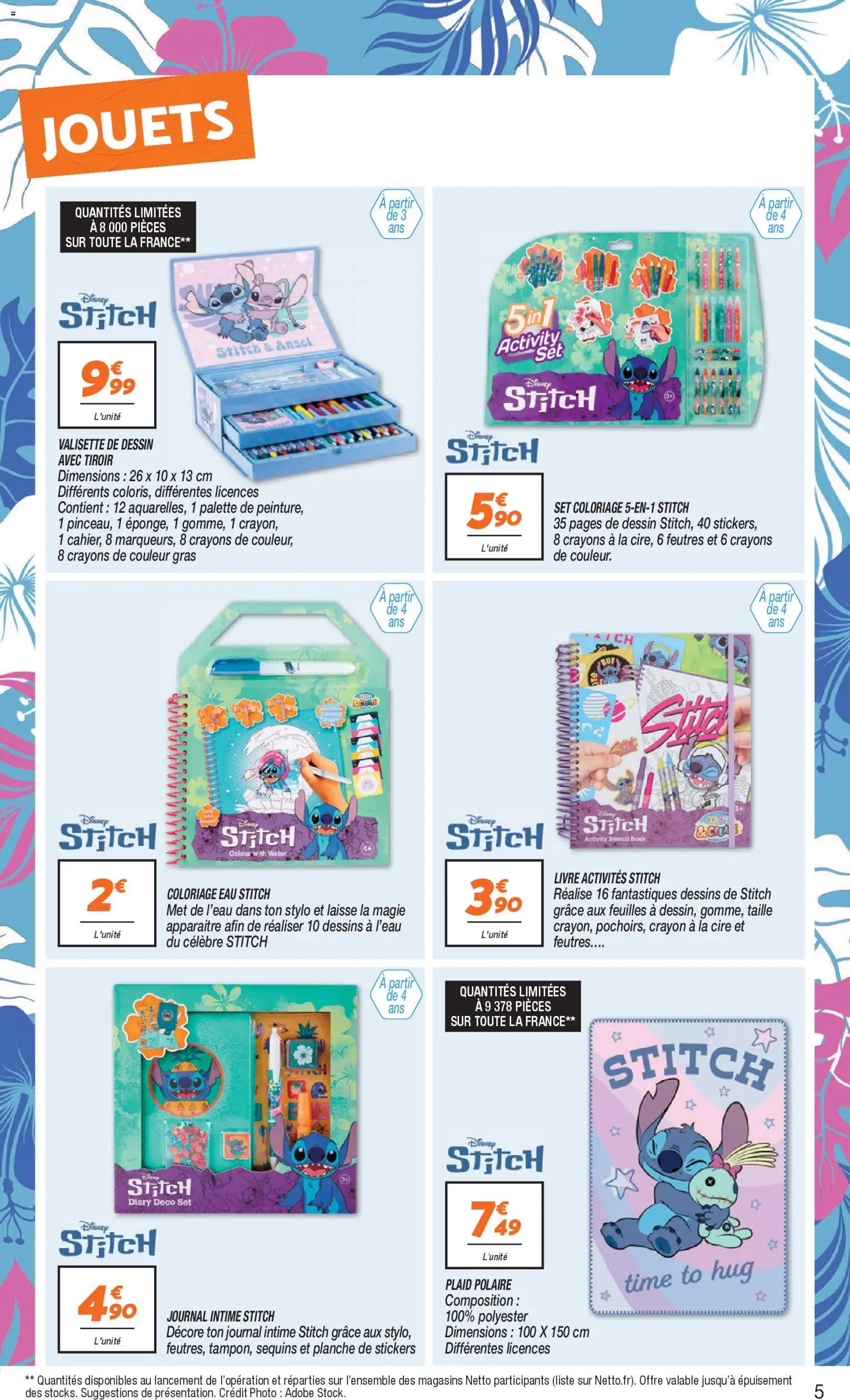 {H1} | Page: 5 | Produits: Cire, Crayons de couleur, Stylo, Livre