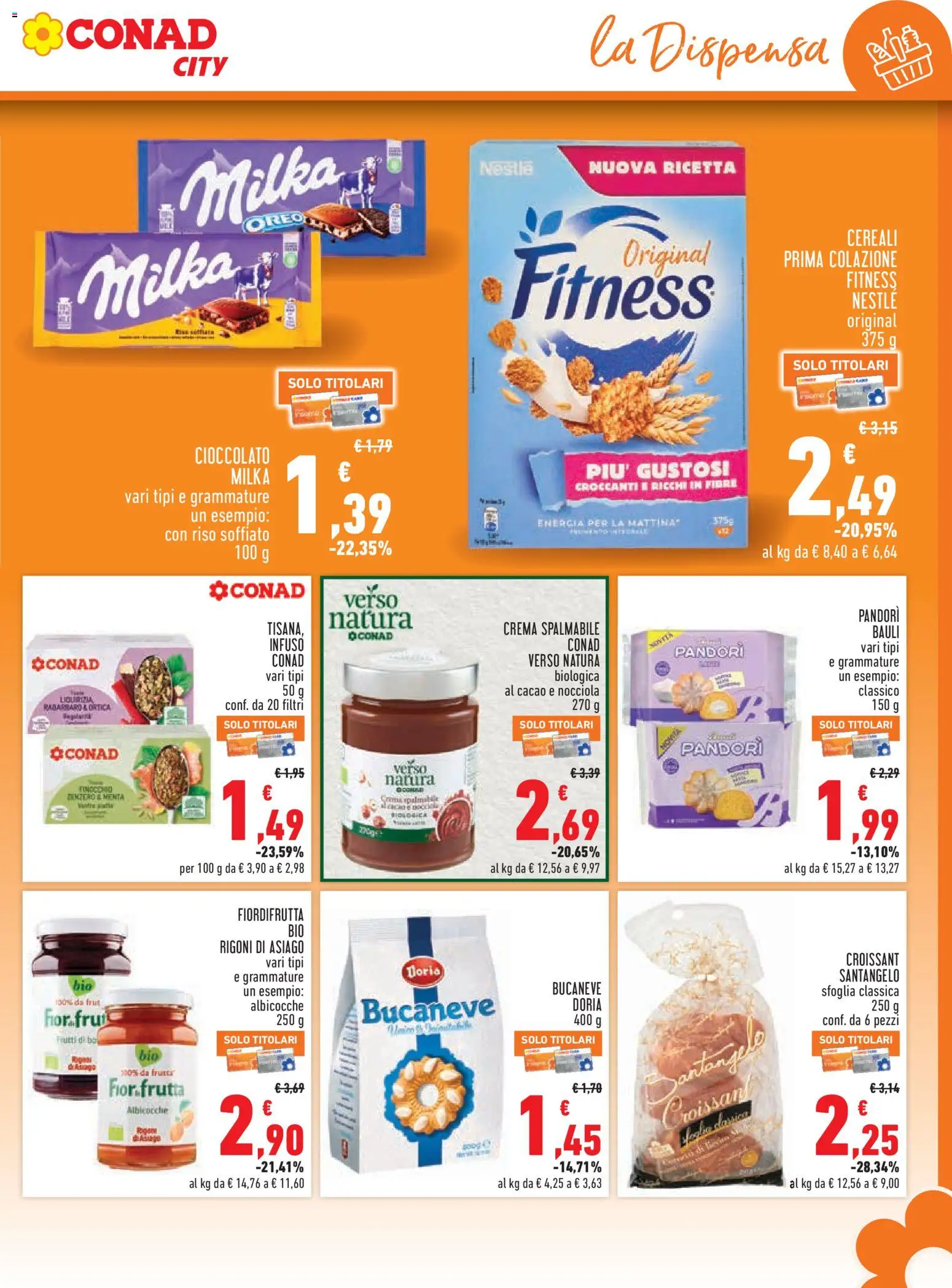 Volantino Conad del 08.04.2026 | Pagina: 9 | Prodotti: Frutta, Croissant, Albicocche, Menta