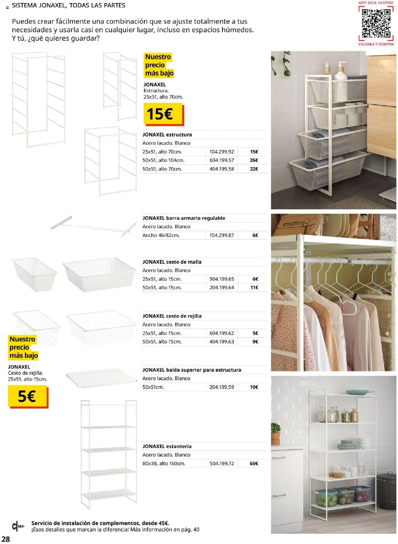 Catálogo IKEA Almacenaje secundario │ válido desde el 04.02.2025 | Página: 28 | Productos: Armario