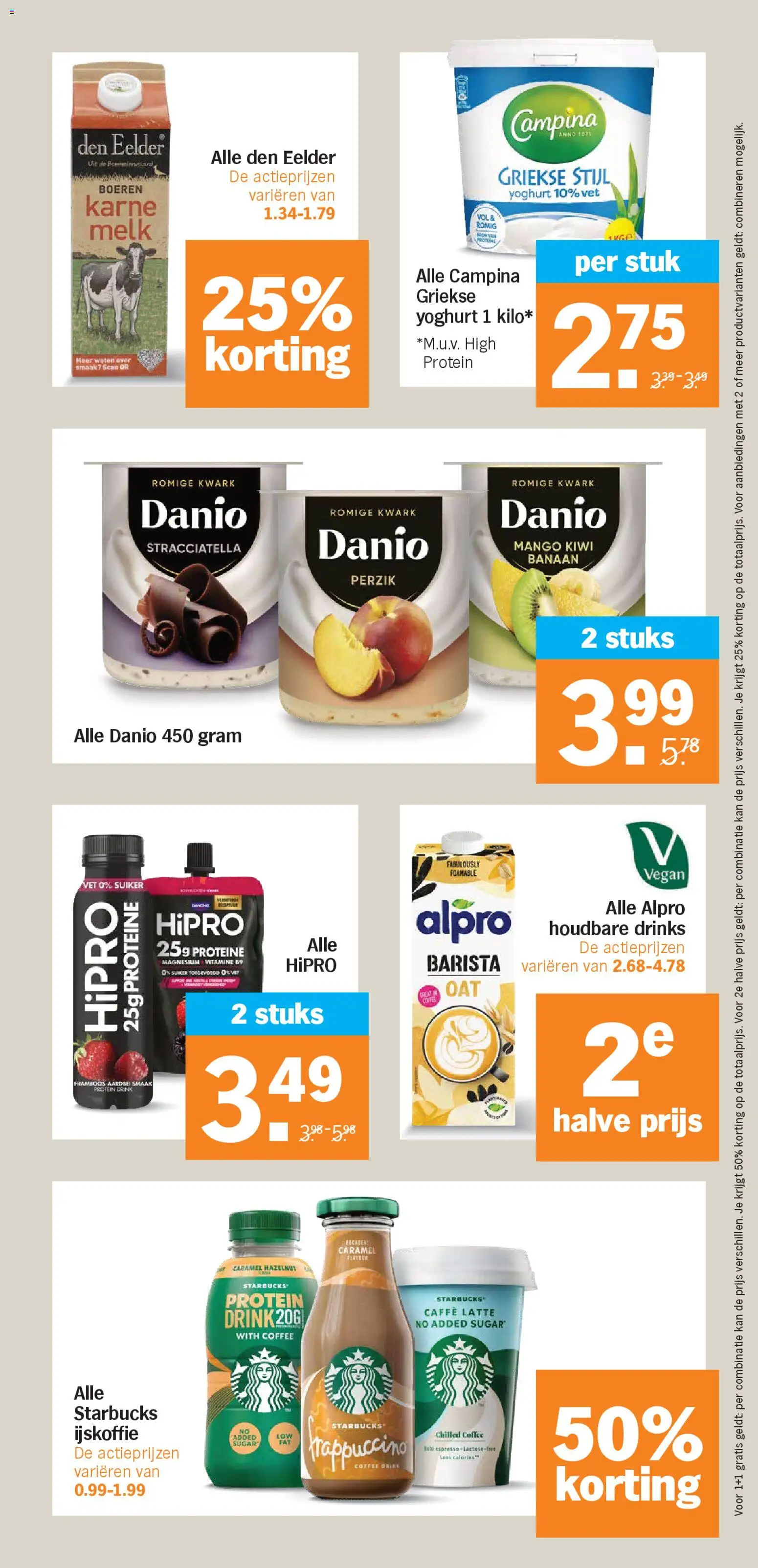 {H1} | Pagina: 16 | Producten: Melk, Waffelini, Kan, Ijskoffie