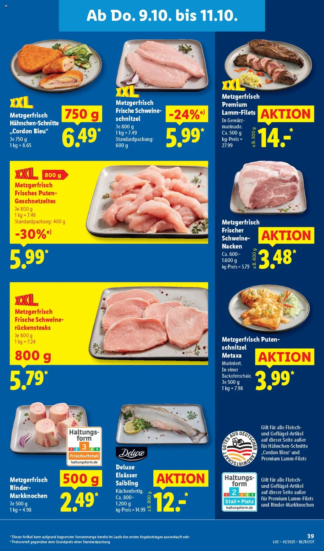 Lidl Prospekt Zossen – gültig ab 06.10.2025 | Seite: 57 | Produkte: Schnitzel, Metaxa, Fleisch