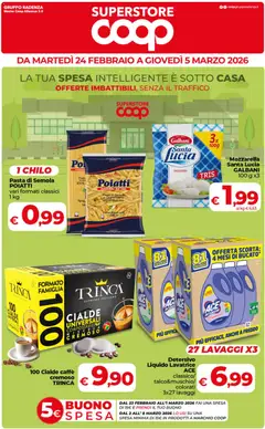 Anteprima del volantino COOP Superstore Sicilia catalogo valido a partire dal 24.02.2026