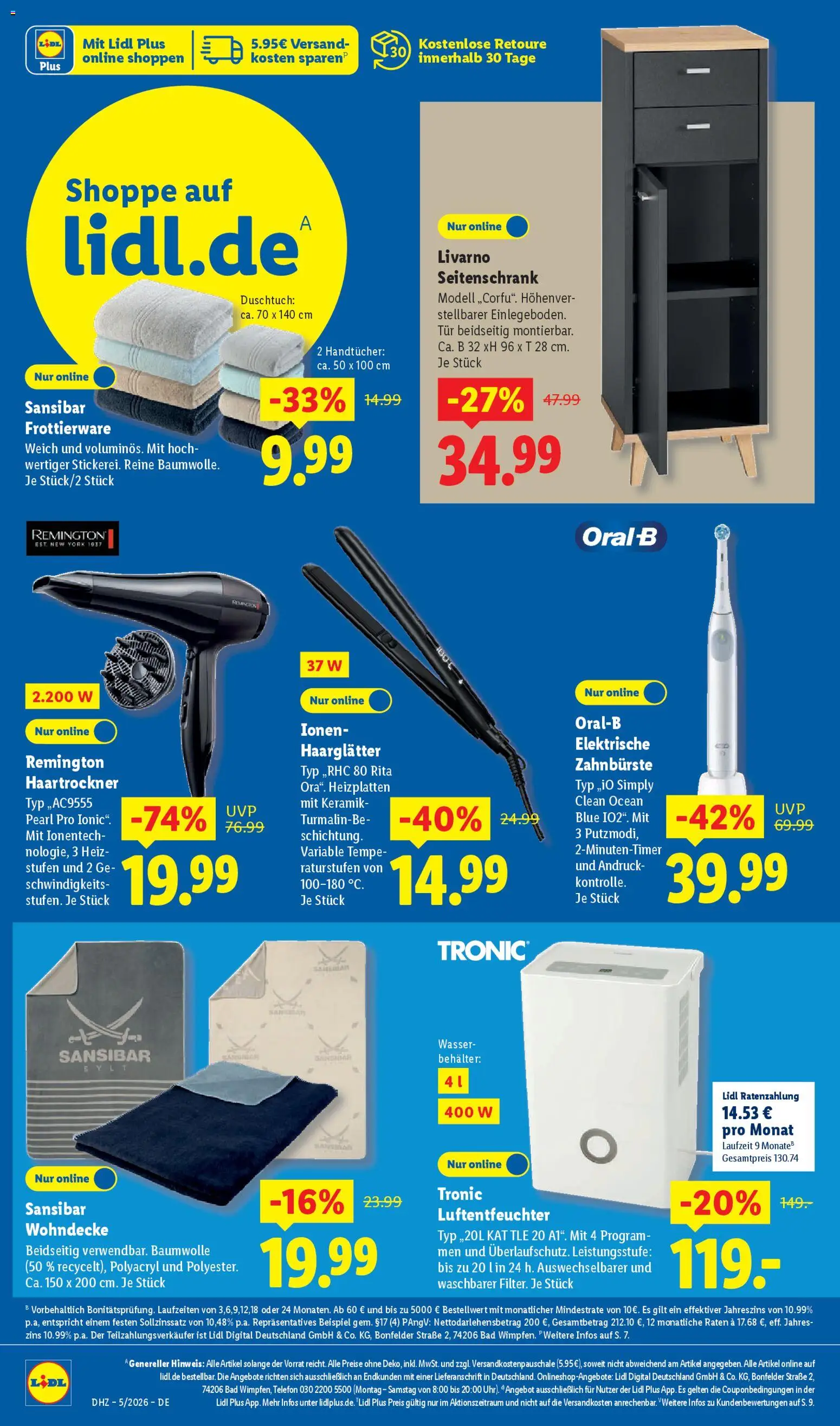 Lidl Prospekt Aarbergen – gültig ab 26.01.2026 | Seite: 30 | Produkte: Tür, Zahnbürste, Wasser, Telefon