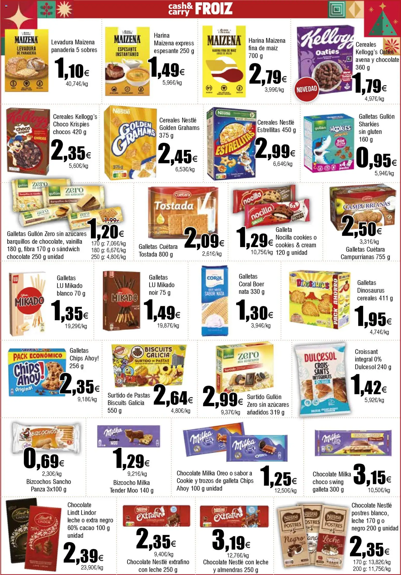 Froiz - Folleto Cash │ válido desde el 02.12.2025 | Página: 6 | Productos: Leche, Chocolate, Κεραία, Panadería