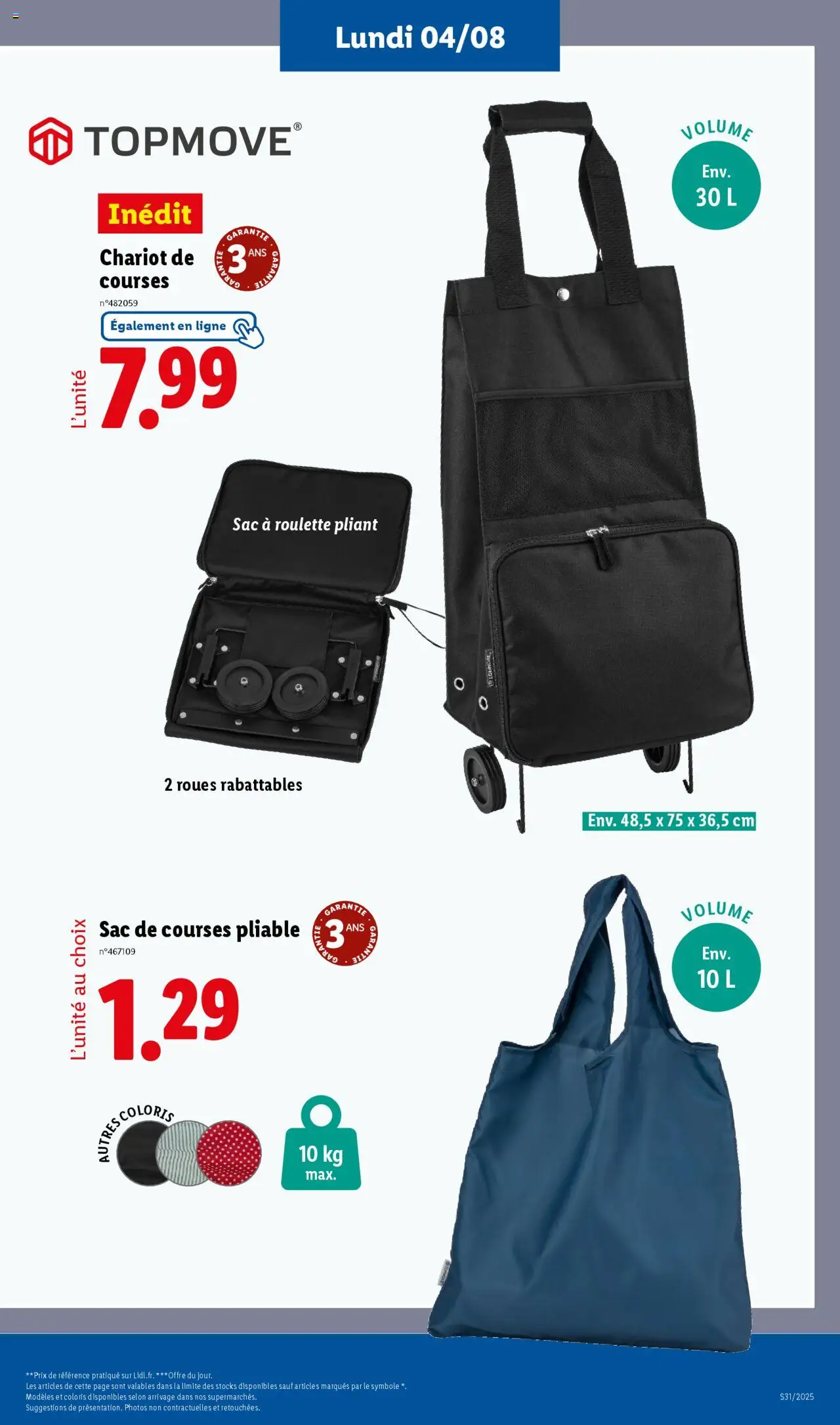  | Page: 5 | Produits: Sac, Chariot de courses