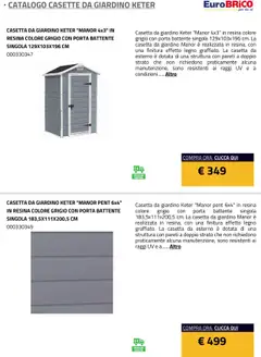 Anteprima del volantino Eurobrico Casette da Giardino Keter catalogo valido a partire dal 23.07.2025 | Pagina: 5 | Prodotti: Casette da Giardino