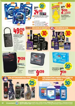 E.leclerc katalog akcije – veljaven od 04.03.2026 | Stran: 40 | Izdelki: Baterije, Olje, Torbica